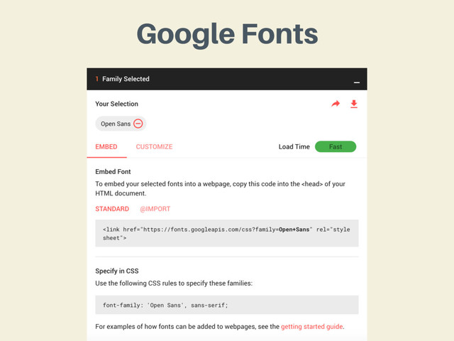 Google Fonts
