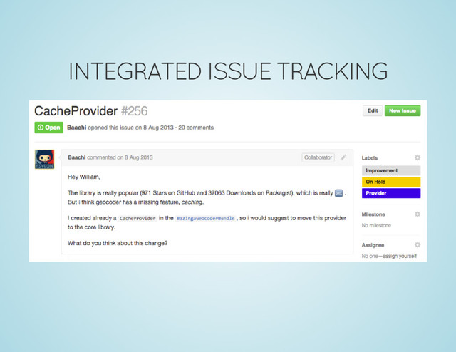 INTEGRATED ISSUE TRACKING

