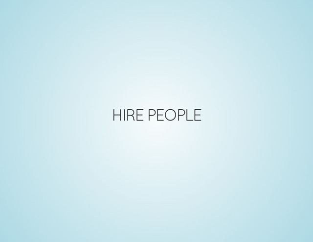 HIRE PEOPLE
