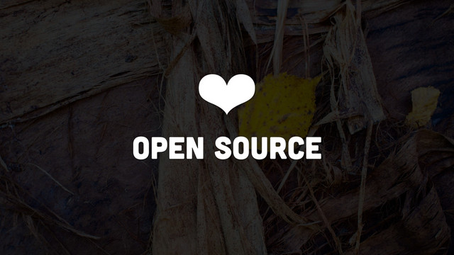 open source
❤
