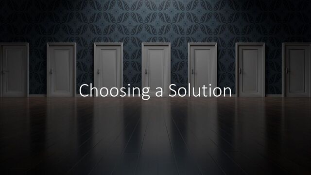 @ManfredSteyer
Choosing a Solution
