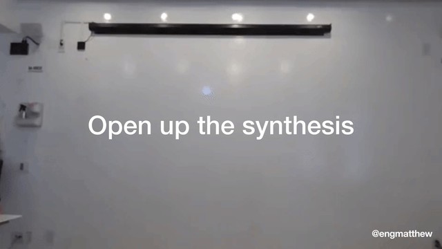 Open up the synthesis
@engmatthew
