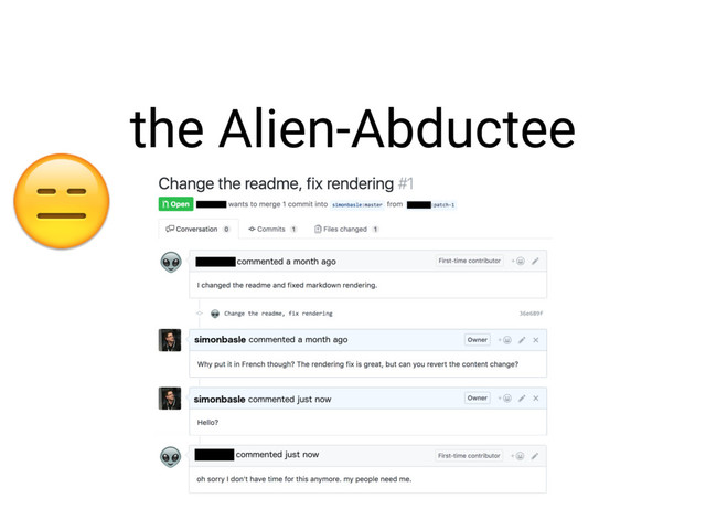 the Alien-Abductee
