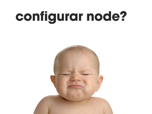 configurar node?
