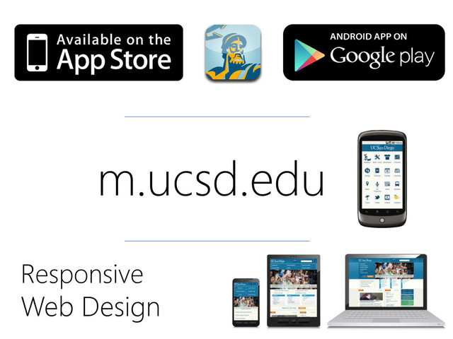 m.ucsd.edu
Responsive
Web Design
