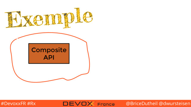 @BriceDutheil @dwursteisen
#DevoxxFR #Rx
Composite
API
