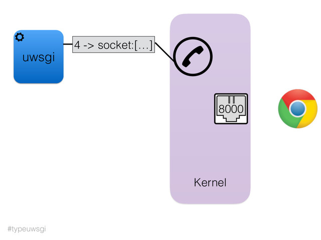 #typeuwsgi
uwsgi
Kernel
4 -> socket:[…]
8000
