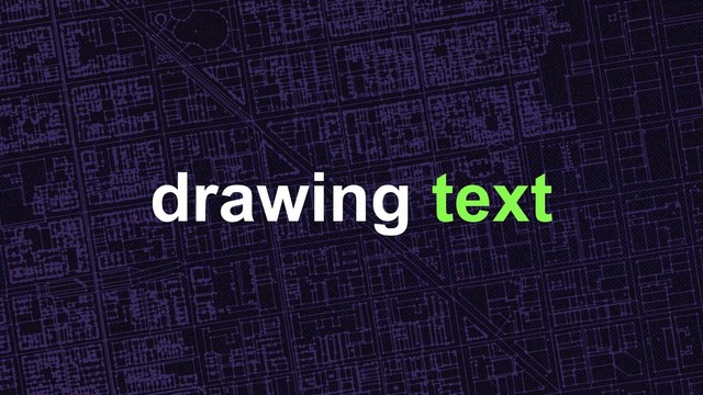 drawing text
