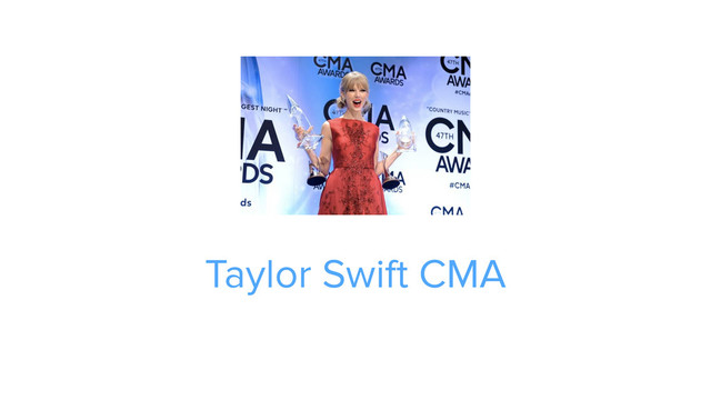 Taylor Swift CMA
