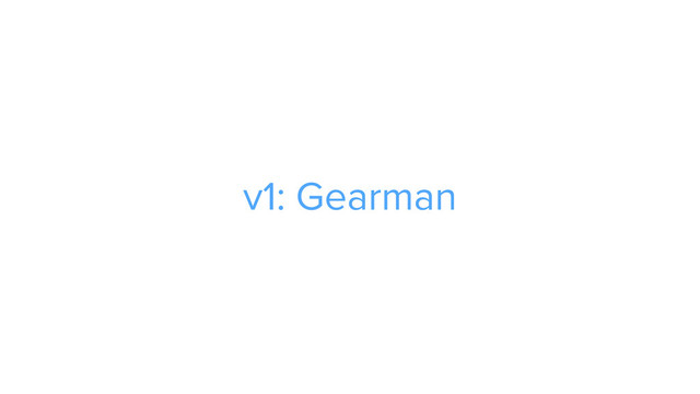 CAROUSEL ADS
ADS
v1: Gearman
