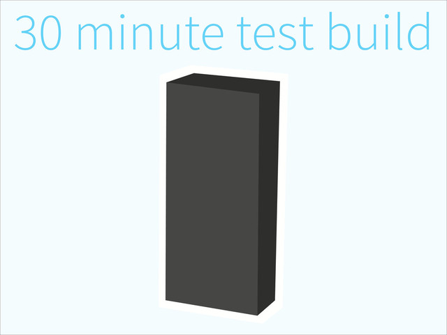 30 minute test build
