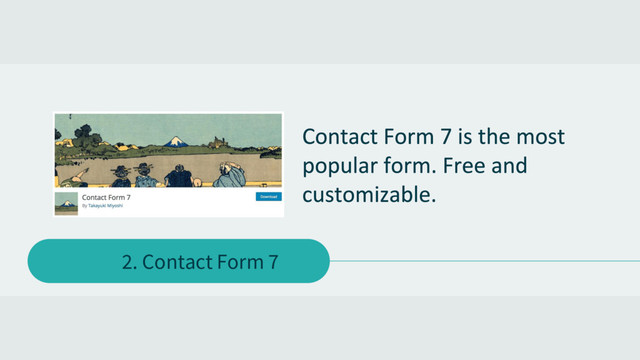 2. Contact Form 7
