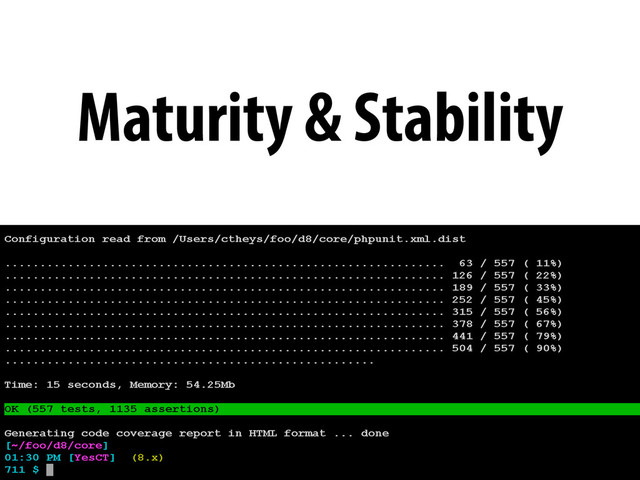 Maturity & Stability
