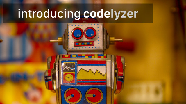 introducing codelyzer
