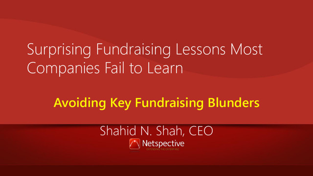 NYVCA & CTA 2016 Keynote: Surprising Fundraising Lessons Healthcare Startups Fail to Learn