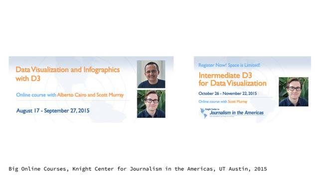 Big Online Courses, Knight Center for Journalism in the Americas, UT Austin, 2015
