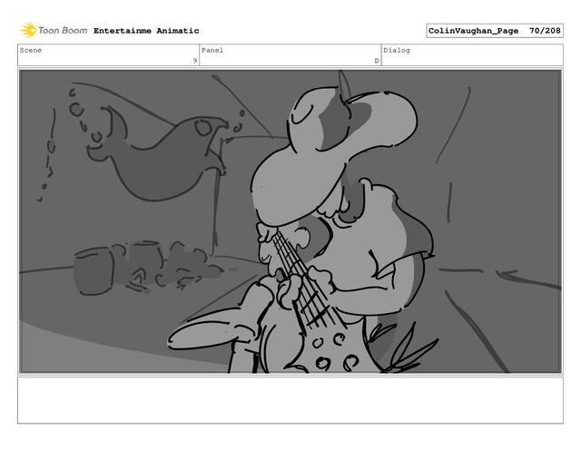 Scene
9
Panel
D
Dialog
Entertainme Animatic ColinVaughan_Page 70/208
