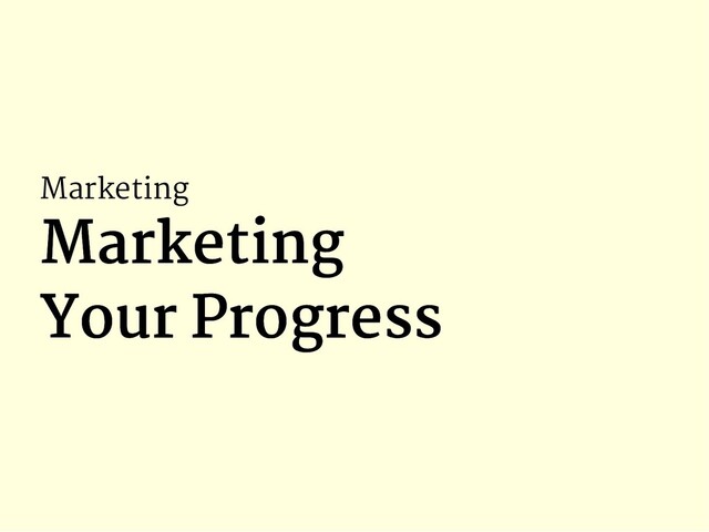 Marketing
Marketing
Marketing
Your Progress
Your Progress

