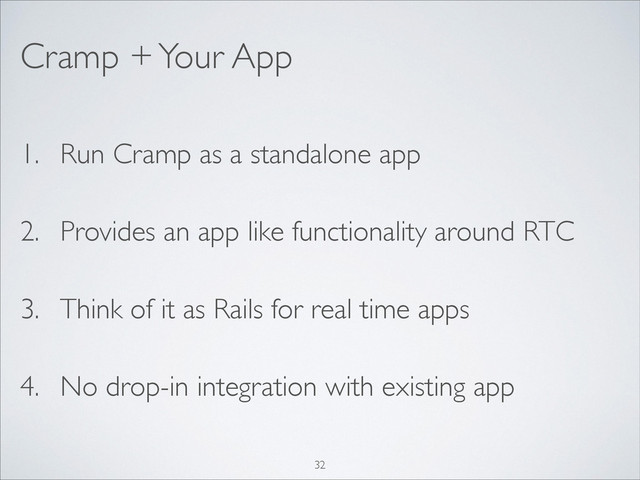 Cramp + Your App
