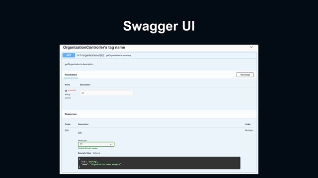Swagger UI
