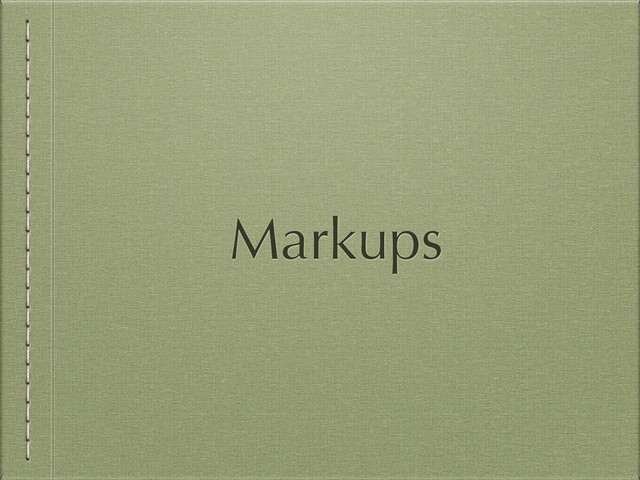 Markups
