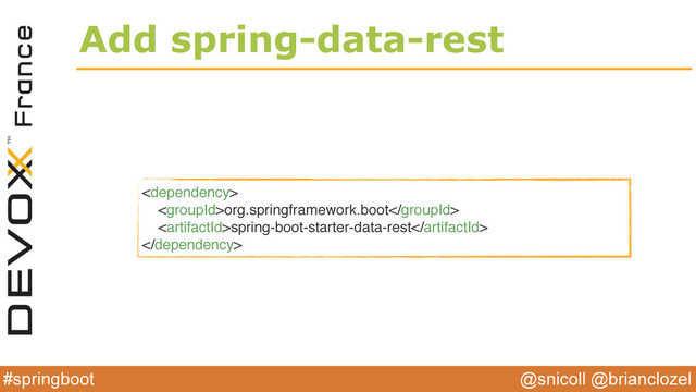 @snicoll @brianclozel
#springboot
Add spring-data-rest

org.springframework.boot
spring-boot-starter-data-rest

