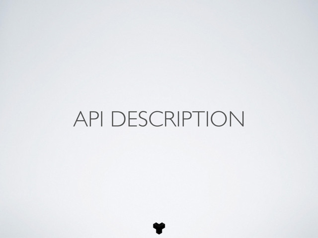 API DESCRIPTION

