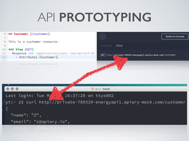 API PROTOTYPING
