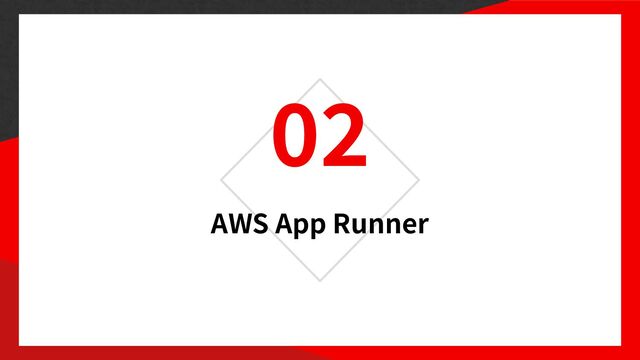 02
AWS App Runner
