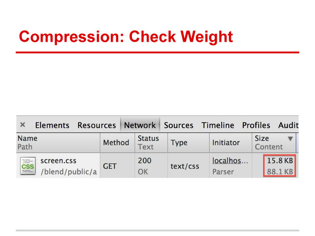 Compression: Check Weight
