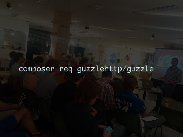composer req guzzlehttp/guzzle
