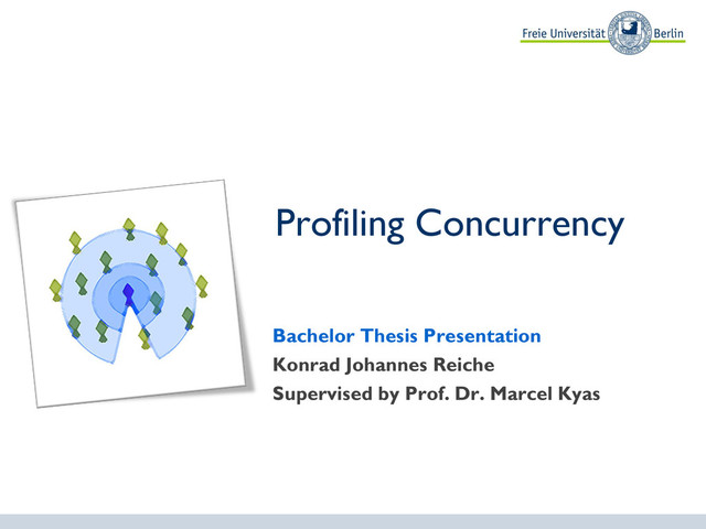 Bachelor Thesis Presentation
Konrad Johannes Reiche
Supervised by Prof. Dr. Marcel Kyas
Profiling Concurrency
