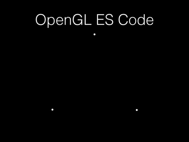 OpenGL ES Code
