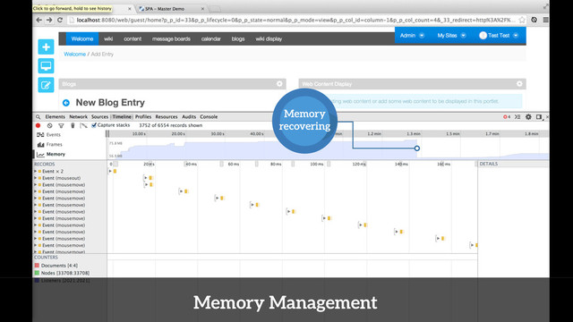 Memory
recovering
Memory Management
