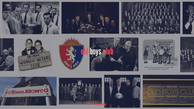 old boys club
101 — @laceynwilliams
