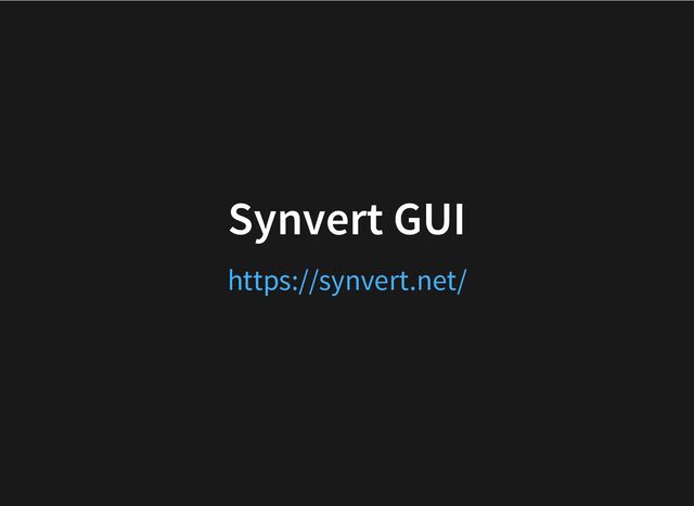 Synvert GUI
https://synvert.net/

