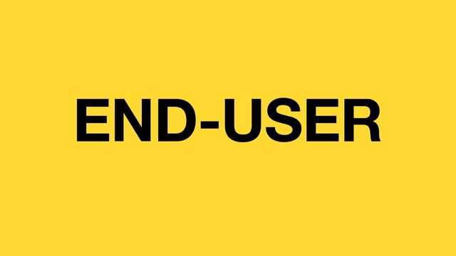 END-USER
