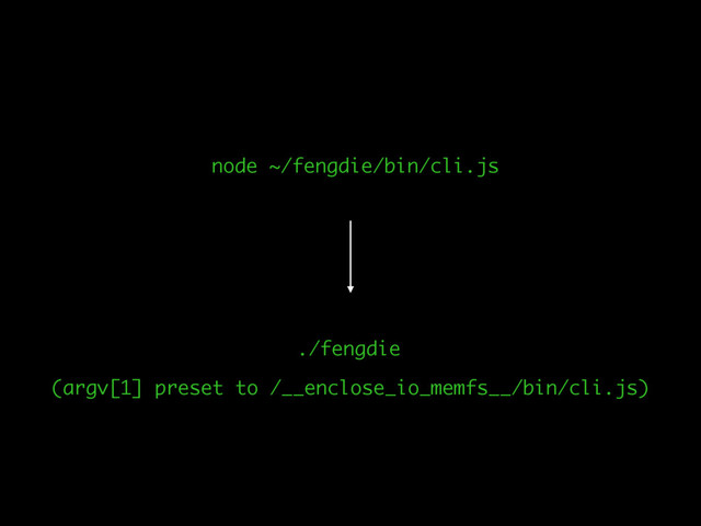 node ~/fengdie/bin/cli.js
(argv[1] preset to /__enclose_io_memfs__/bin/cli.js)
./fengdie
