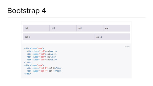 Bootstrap 4
