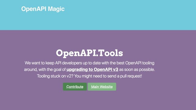 OpenAPI Magic

