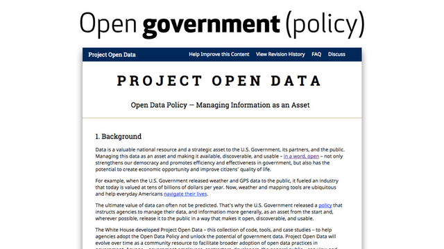 Open government (policy)
