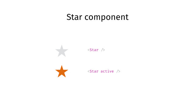 Star component


