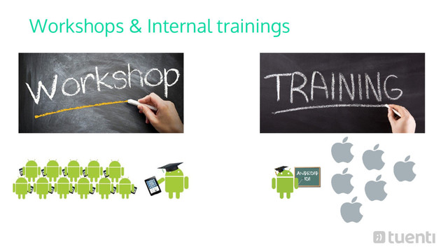 Workshops & Internal trainings
