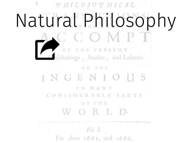 Natural Philosophy
