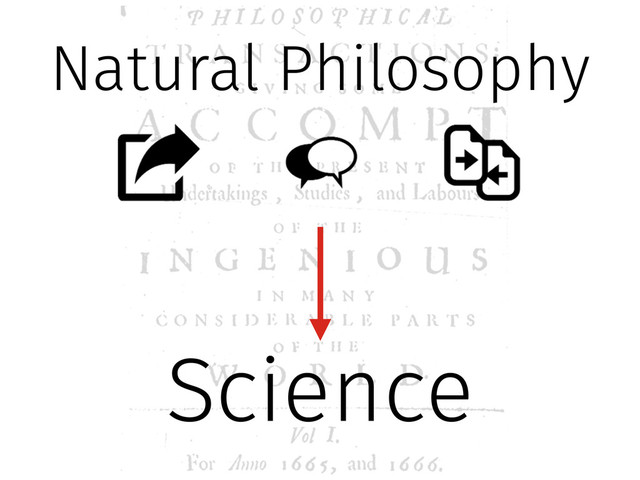 Natural Philosophy
Science
