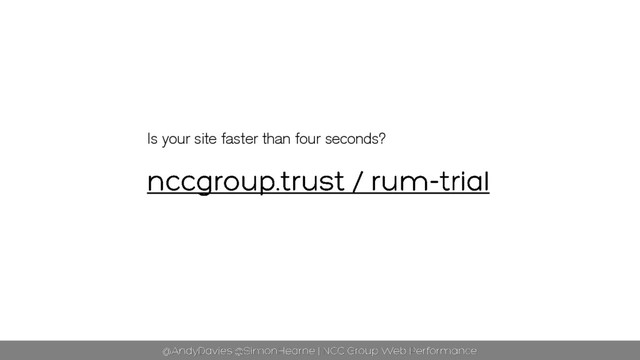 Is your site faster than four seconds?

