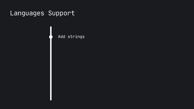 Languages Support
Add strings
