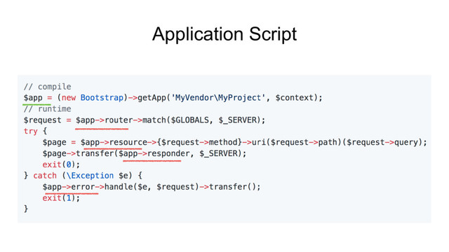 Application Script
