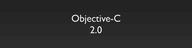 Objective-C
2.0
