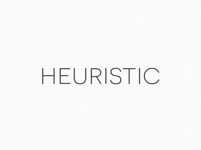 heuristic
